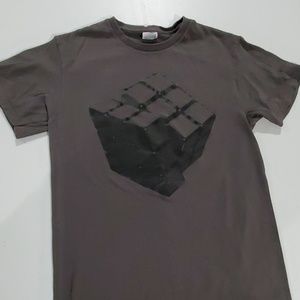 Delta Shirts - Rubix Cube Grey men's small tshirt Delta Shirts - Rubix Cube Grey men's small tshirt